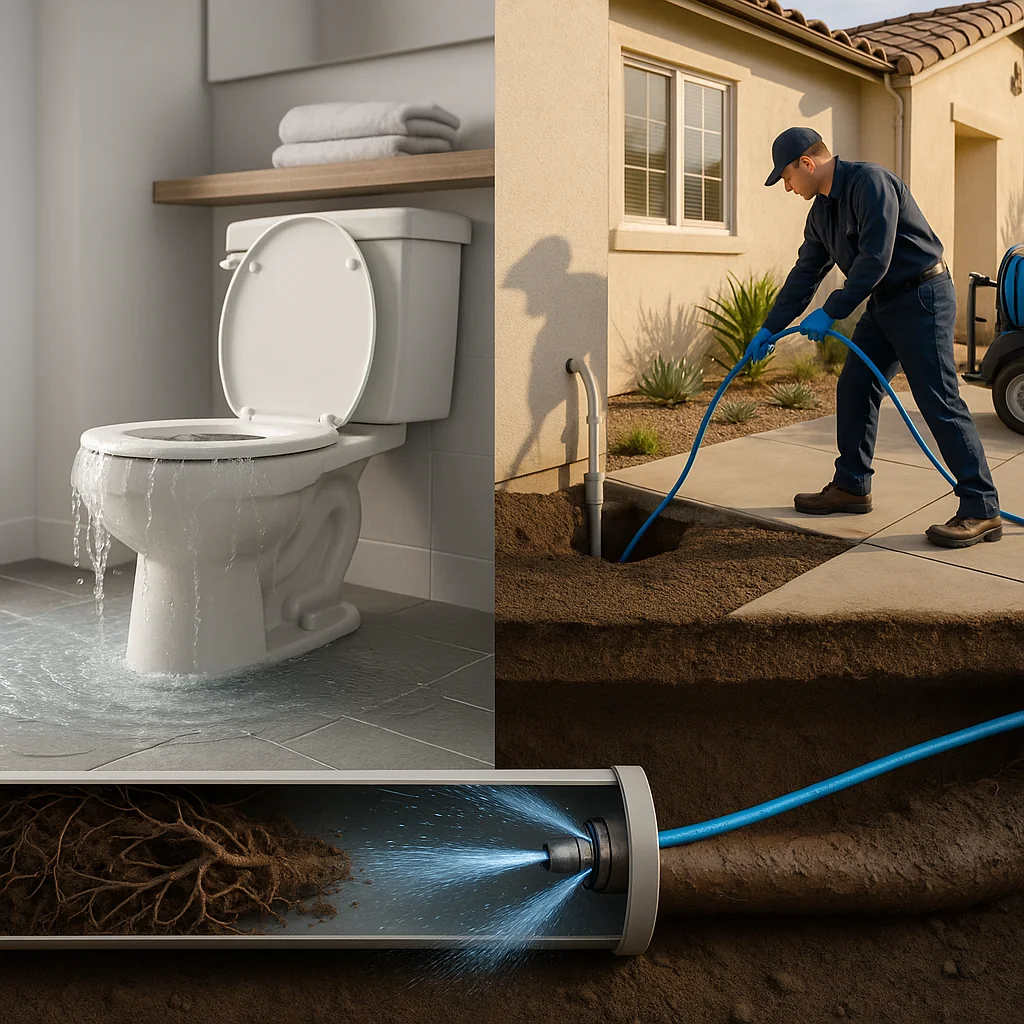 Toilet Overflows Every Flush in Temecula: Main Line or Not?